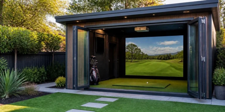 Golf Simulator Shed