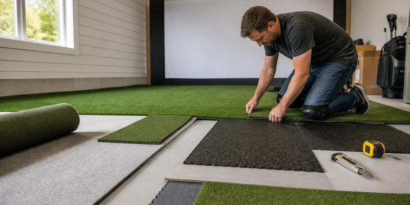 Golf Simulator Turf and Flooring